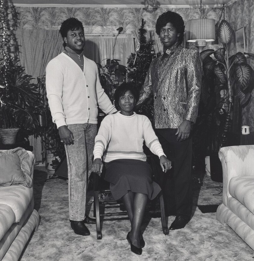 Doris McKinney with Her Two Sons, Republic Steel