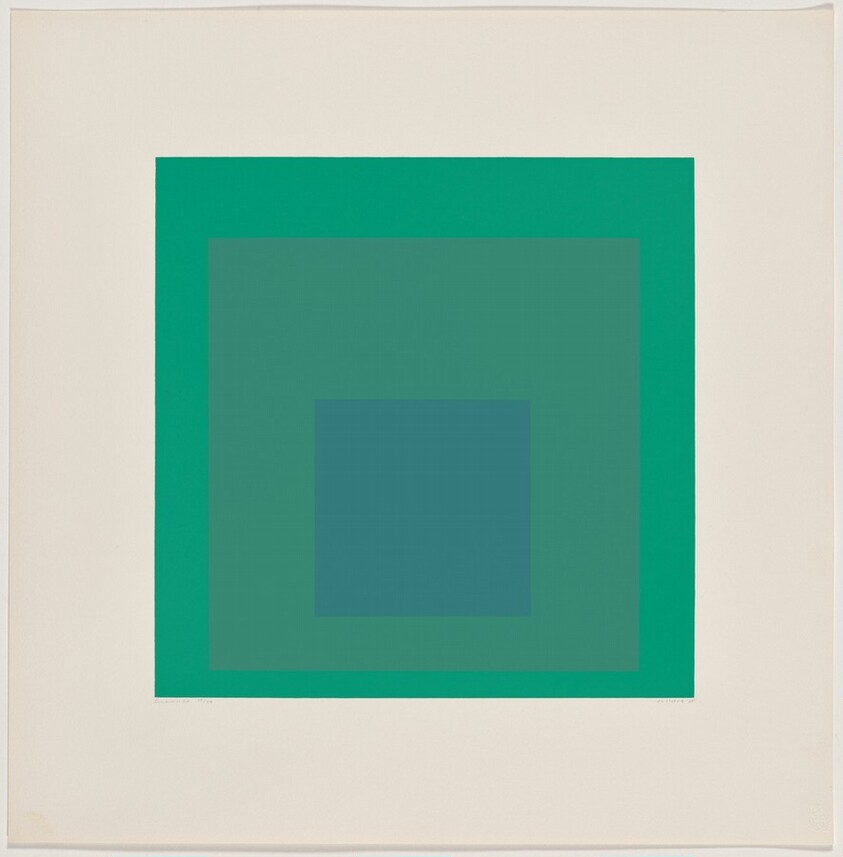 Emeraude from Homage to the Square: Soft Edge—Hard Edge