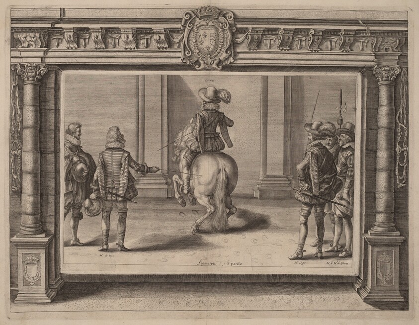 Louis XIII on Horseback, Receiving Instruction