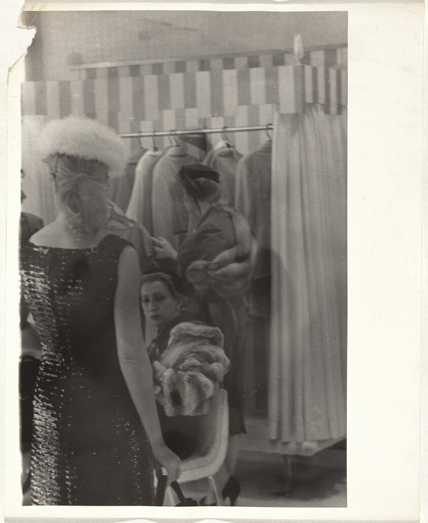 Women trying on clothes--Los Angeles