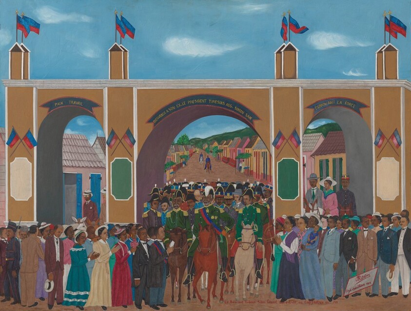 President Tiresias Sam Entering Cap-Haïtien