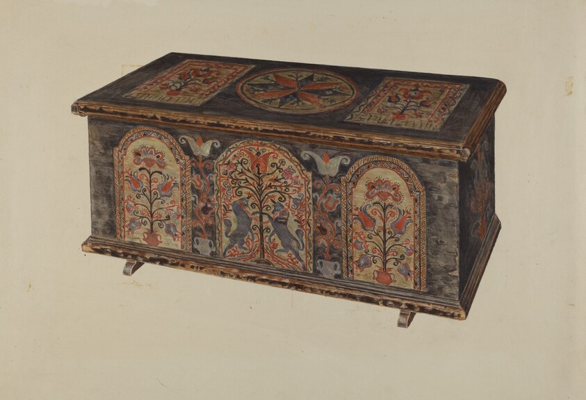 Pa. German Dowry Chest