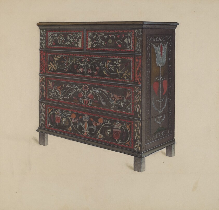 Guilford Painted Chest