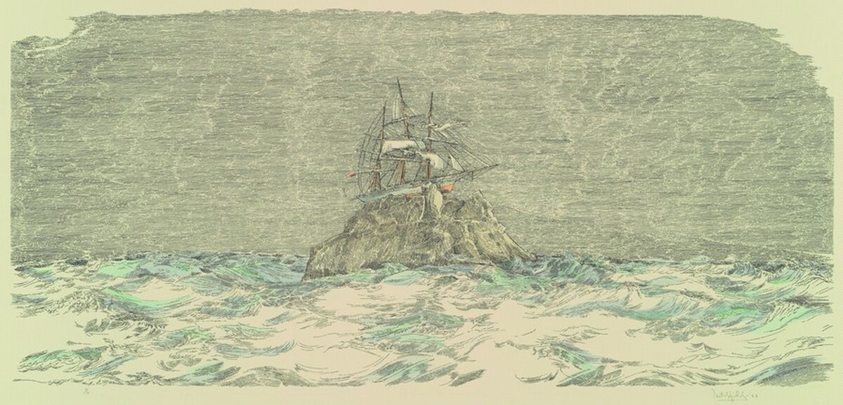 Clipper Ship from Vista Series [trial proof]