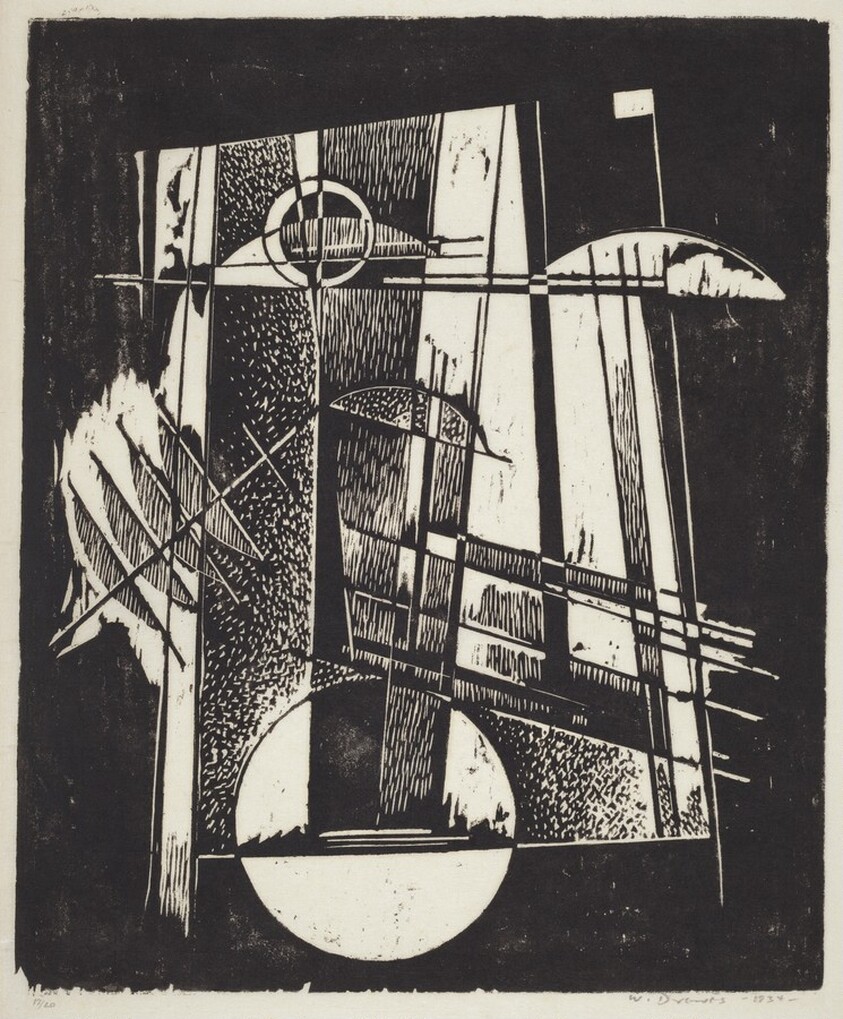 Composition V - Large and Small Circle