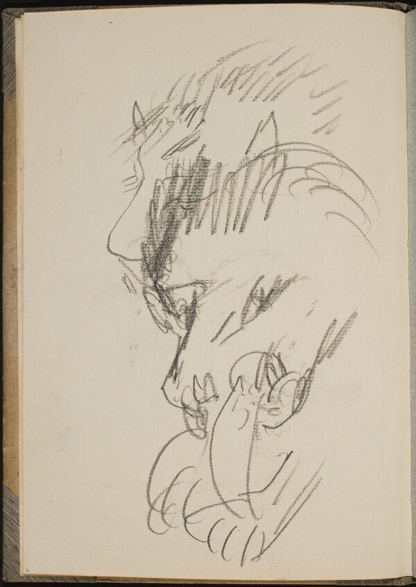 Fressender Löwe (Lion Eating) [p. 6]