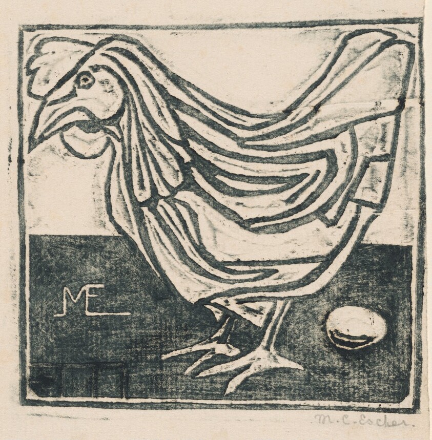 Hen with Egg