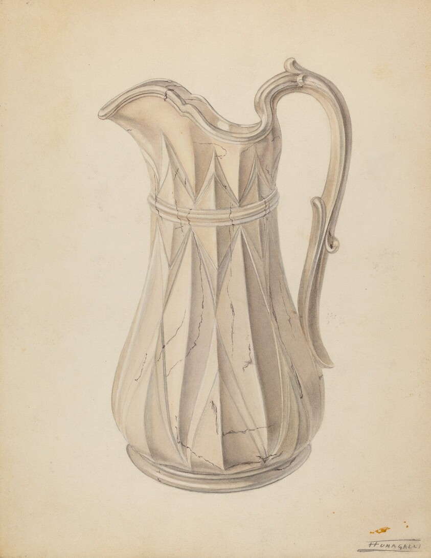 Wash Bowl and Pitcher