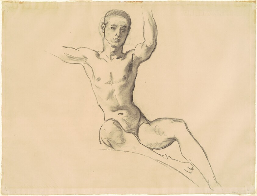 Study for Figure above "Music"