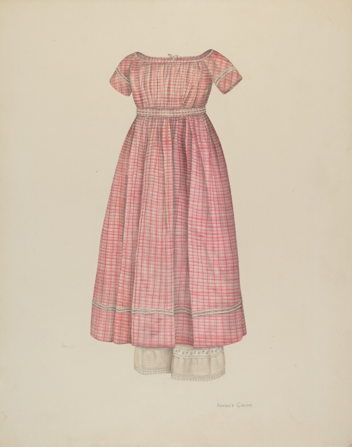 Girl's Dress with Pantaloons
