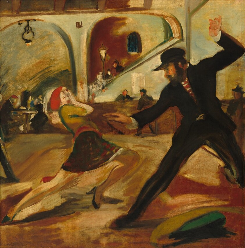 Apache Dancer (Bleecker Street Tavern Mural)