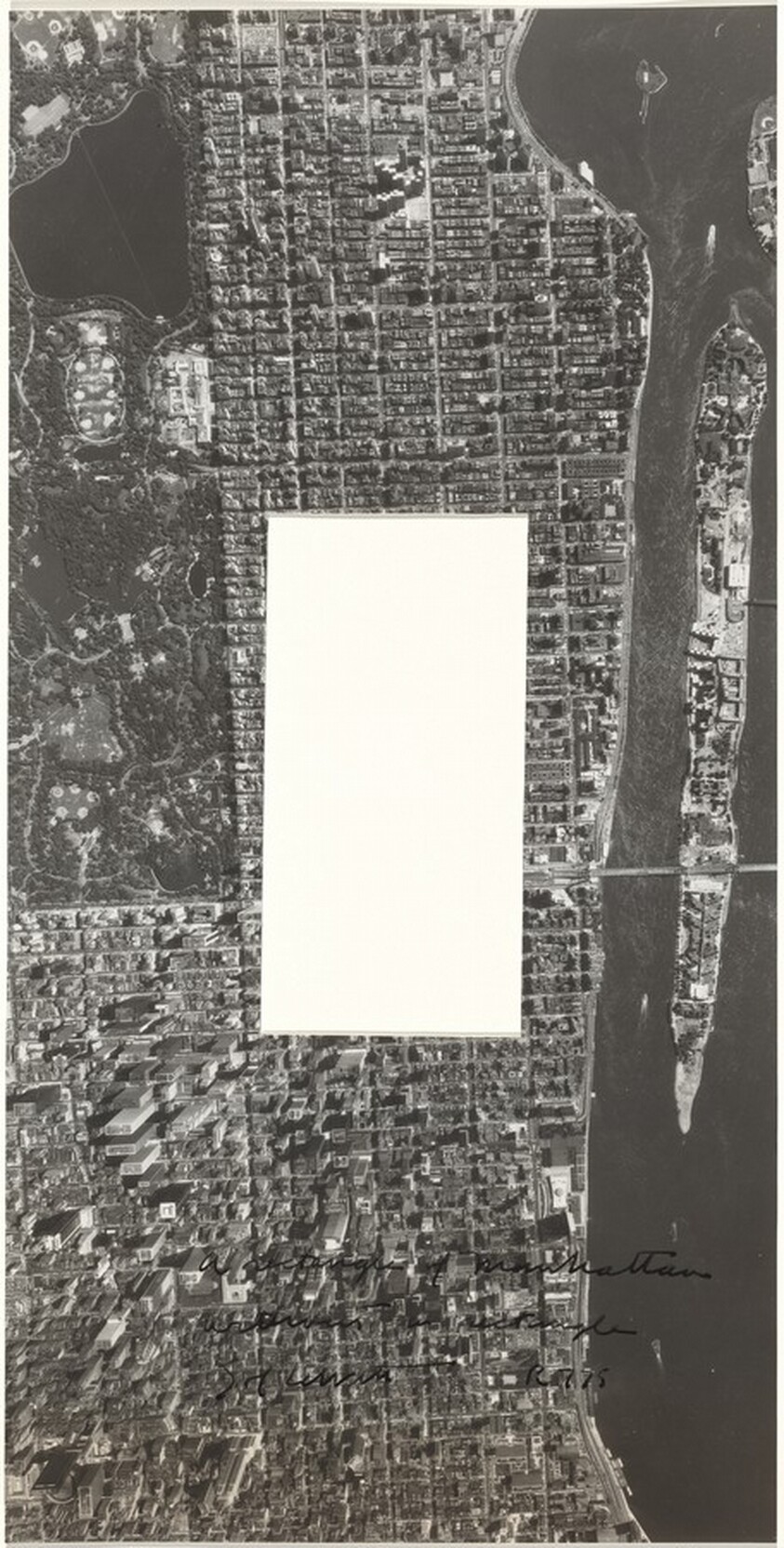 A Rectangle of Manhattan without a Rectangle