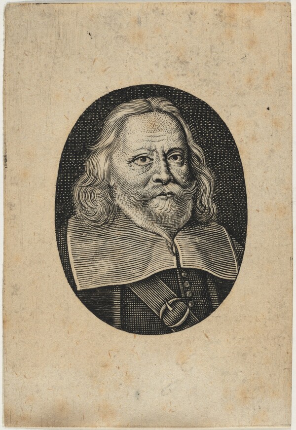 Portrait of Man in Oval