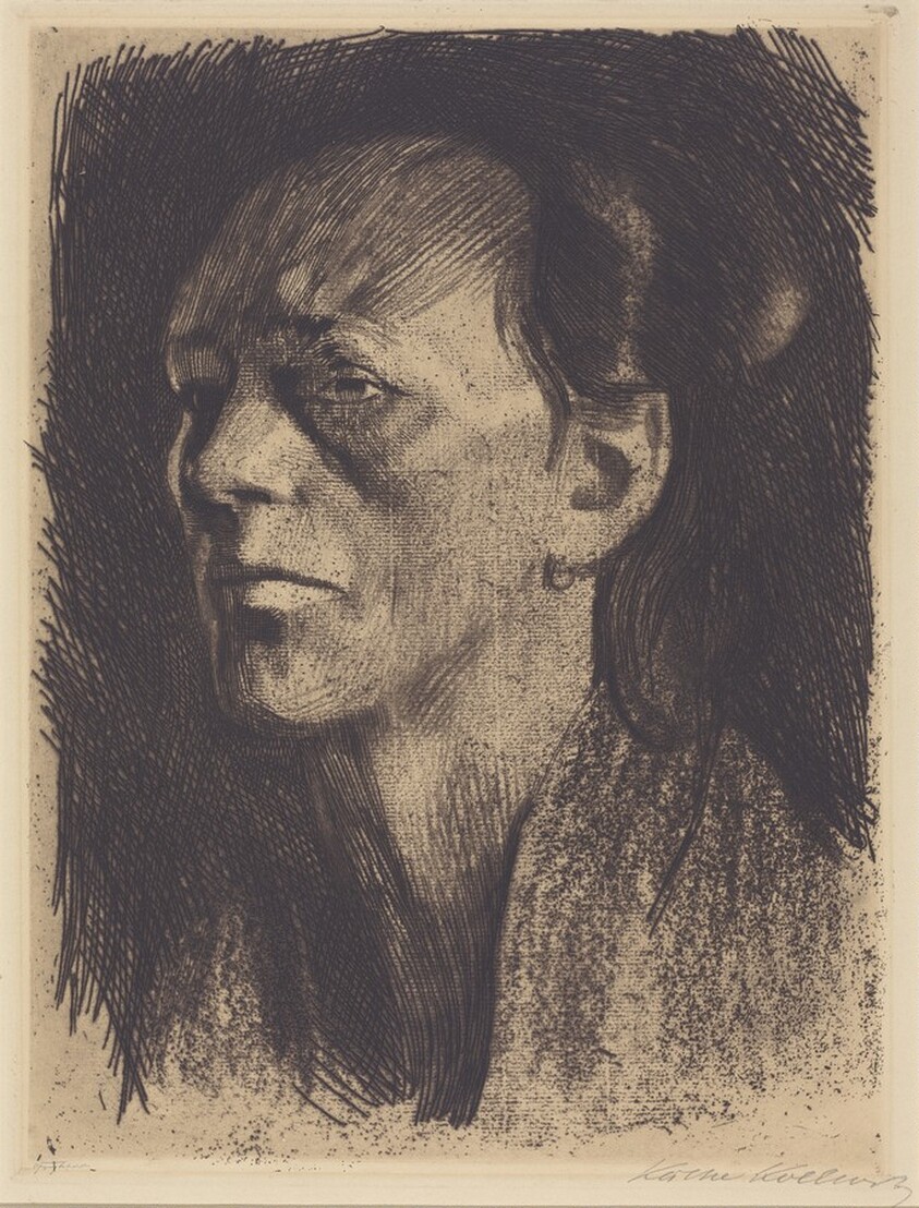 Working-Class Woman with Earring (Arbeiterfrau mit dem Ohrring)