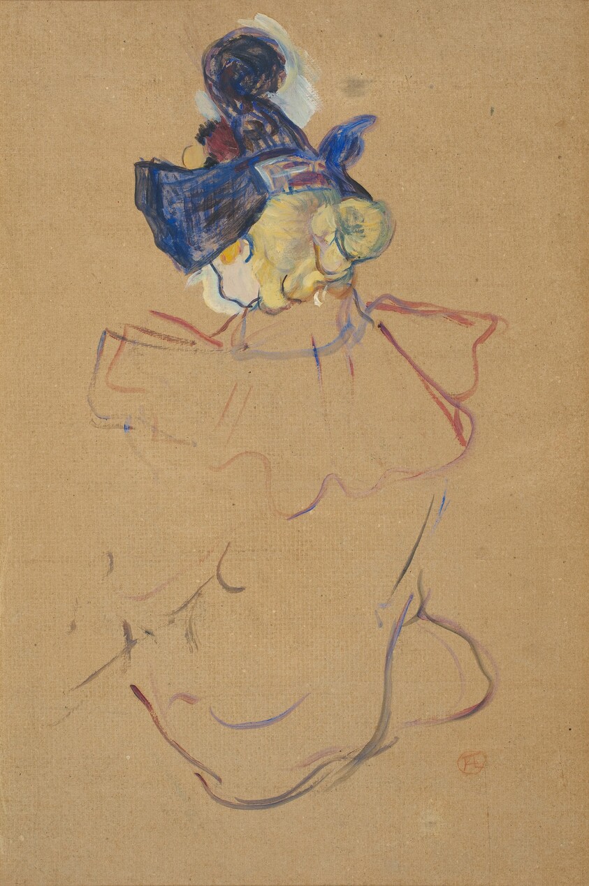 Seated Woman from Behind - Study for "Au Moulin Rouge"