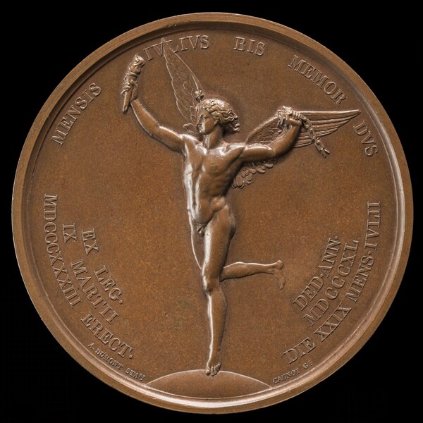 Inauguration of the July Column [reverse]