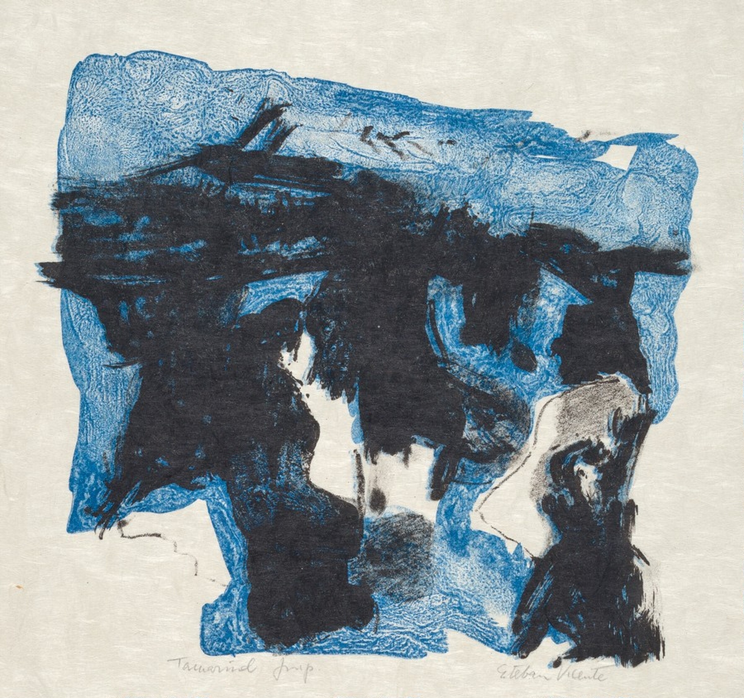 Untitled II, Esteban Vicente, 1962