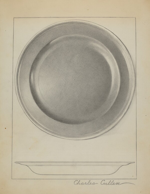 Pewter Plate