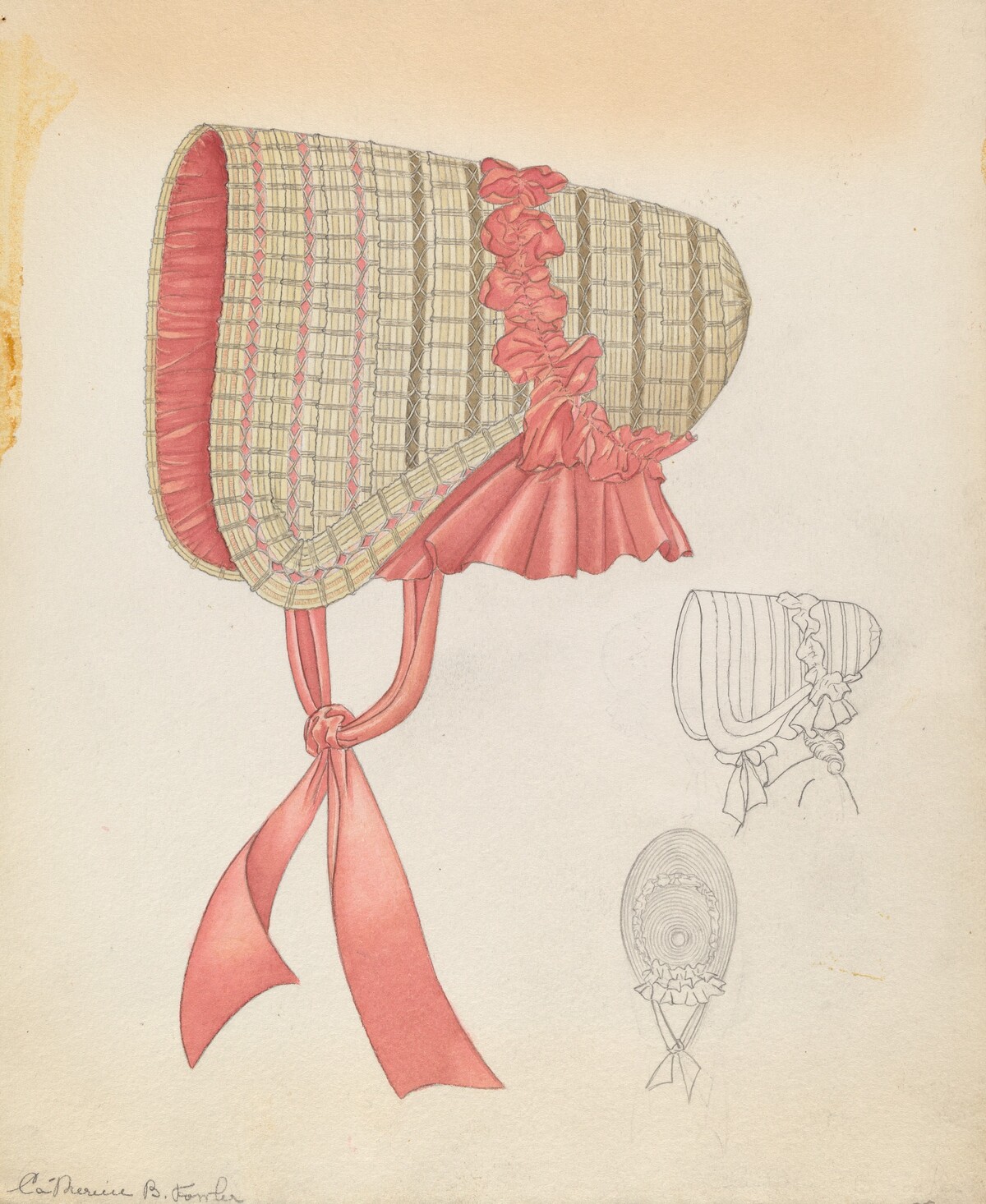 Child's Bonnet
