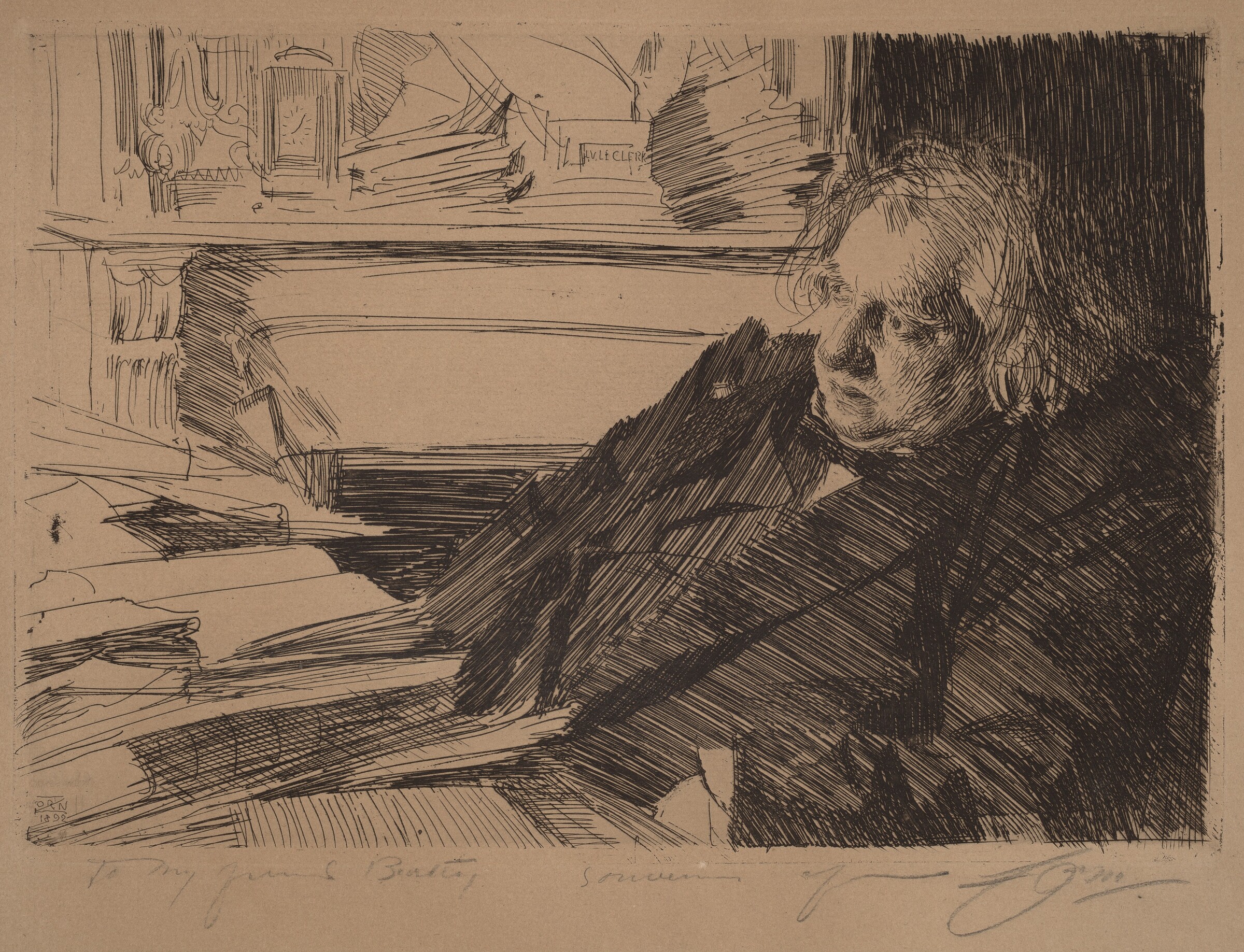 Ernest Renan, Anders Zorn, 1892