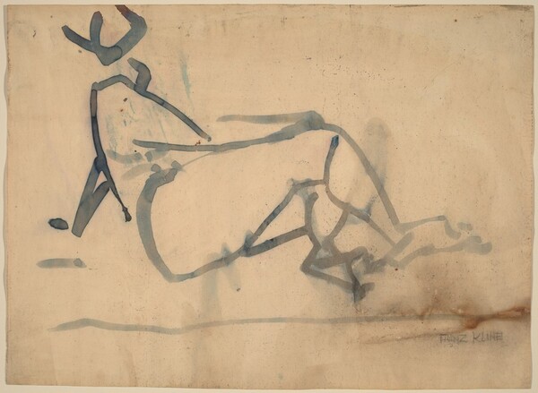 Reclining Figure Facing Left
