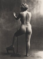 Sculptor's Model, Paris, Irving Penn, 1950, printed 1976