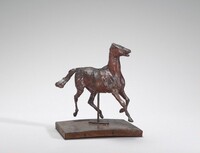 Horse Trotting, the Feet Not Touching the Ground, Edgar Degas, 1870s