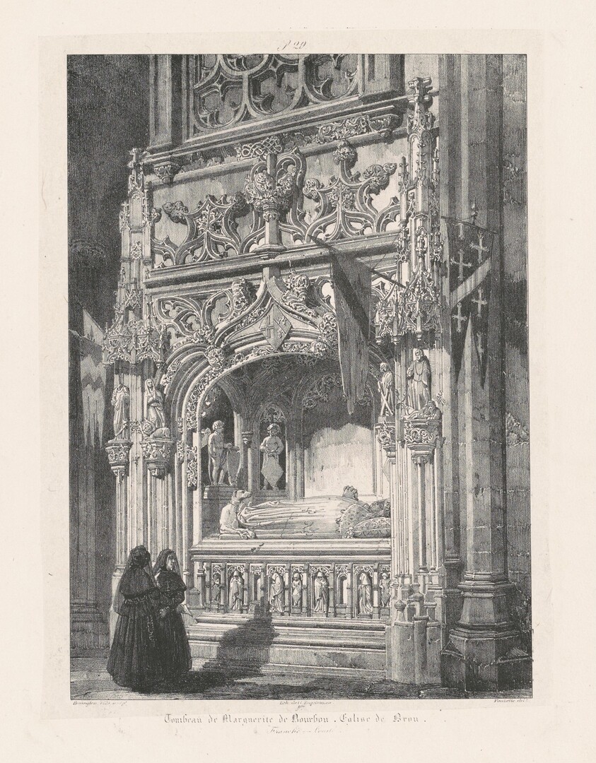 Tombeau de Marguerite de Bourbon. Église de Brou (Tomb of Marguerite de Bourbon, Church at Brou)