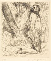 Model Kneeling (Le Modele a genoux ou nu a genoux), André Dunoyer de Segonzac, 1924
