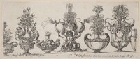 Fantastic Vases, Stefano Della Bella, probably 1646