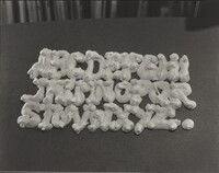Shaving Cream Alphabet, Robert Cumming, 1970