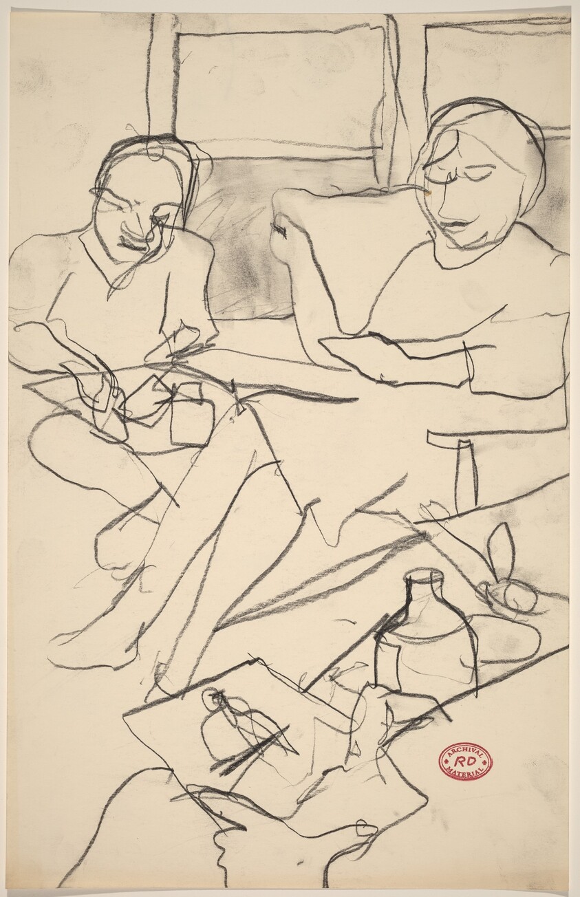 Untitled [seated figures]