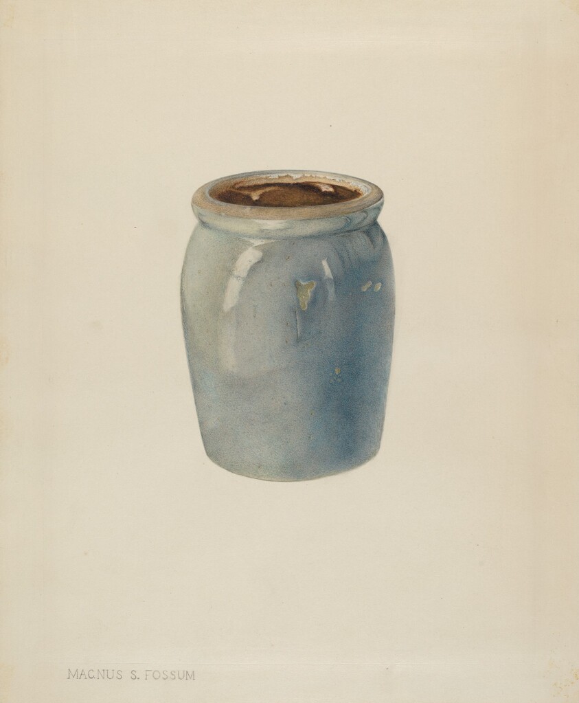 Pottery Jam Jar