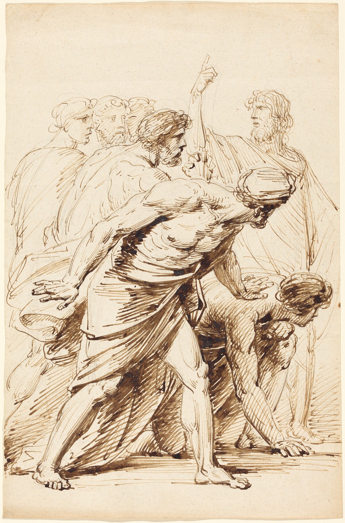 Seven Men in Antique Dress