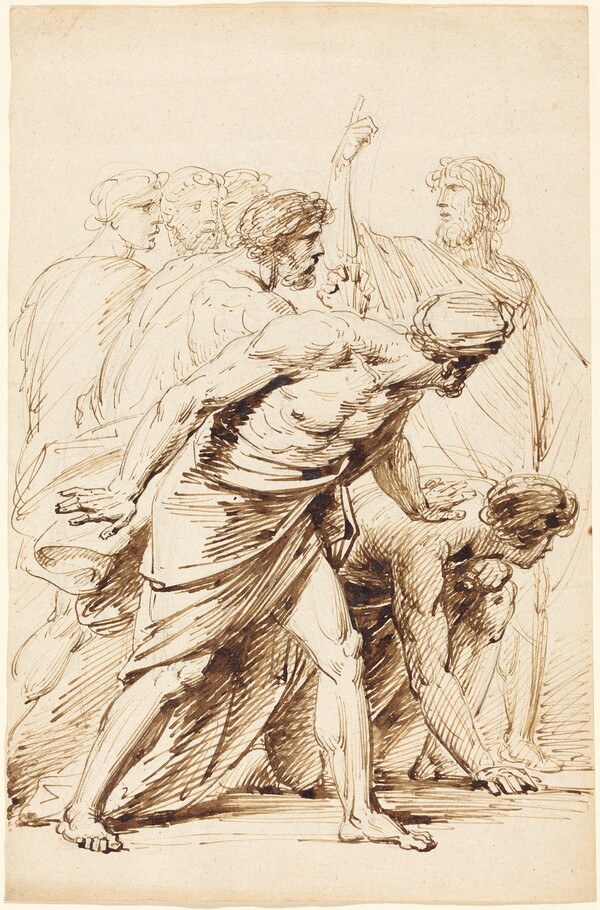 Seven Men in Antique Dress