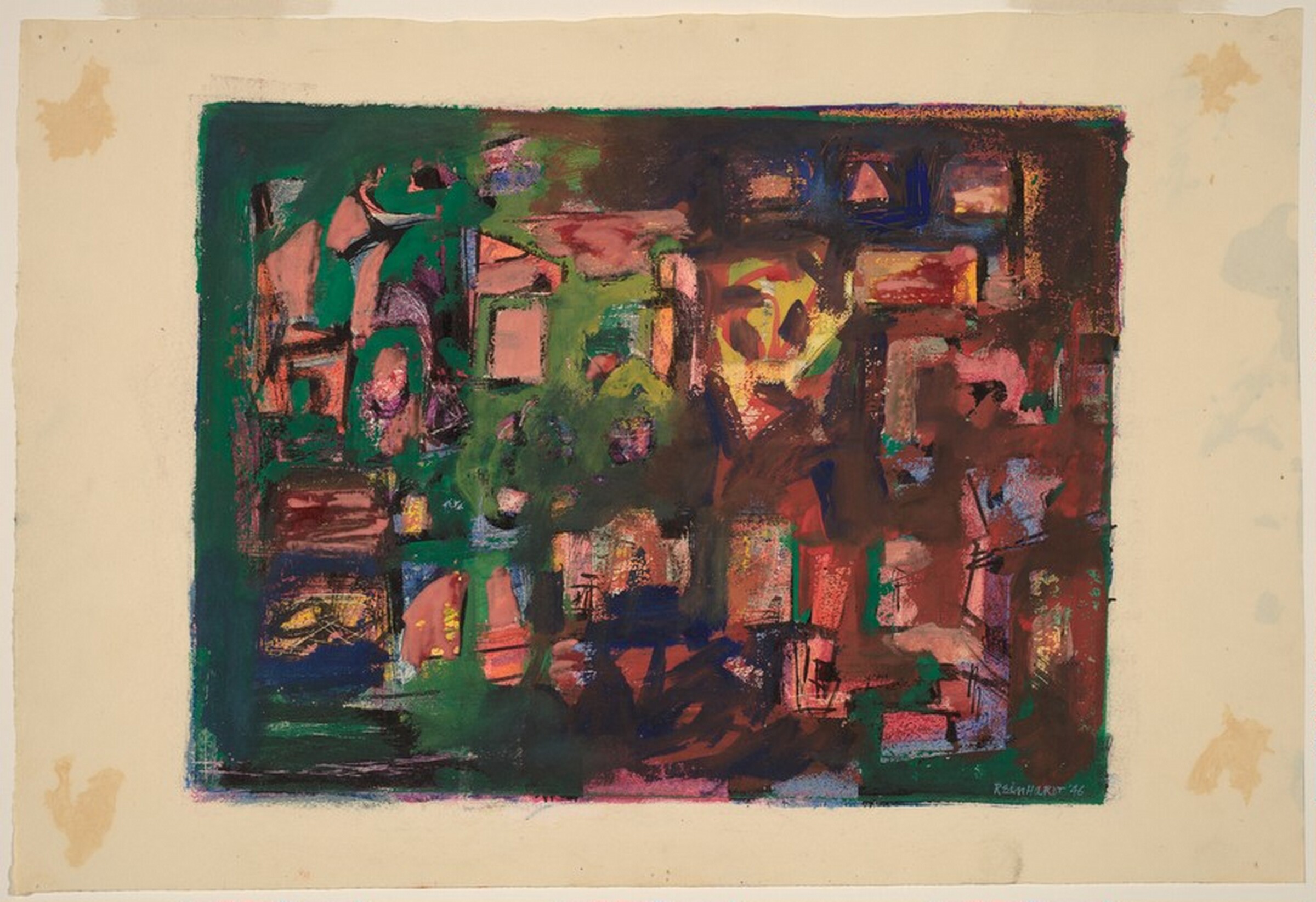Untitled, Ad Reinhardt, 1946
