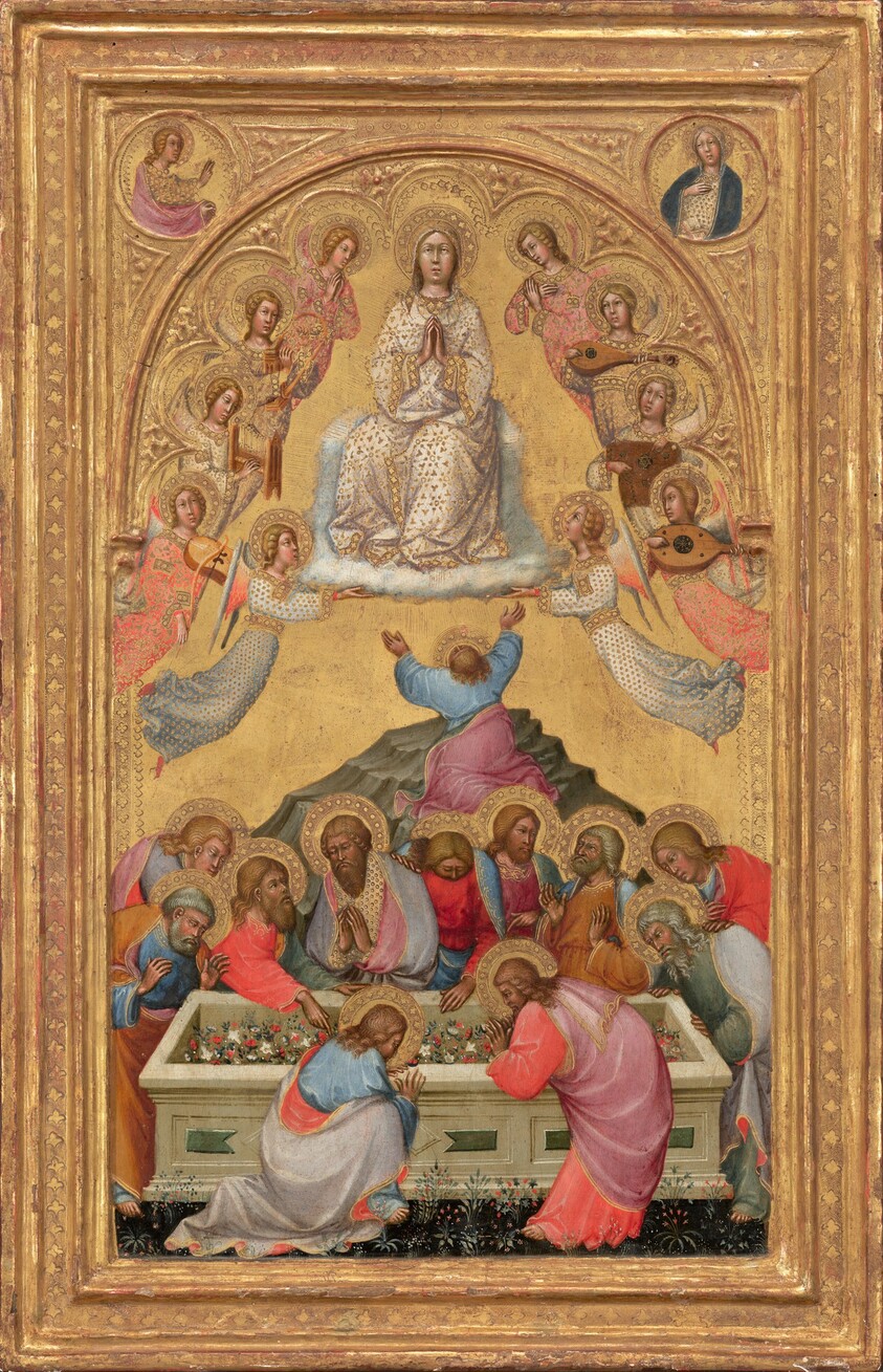 The Assumption of the Virgin with Busts of the Archangel Gabriel and the Virgin of the Annunciation