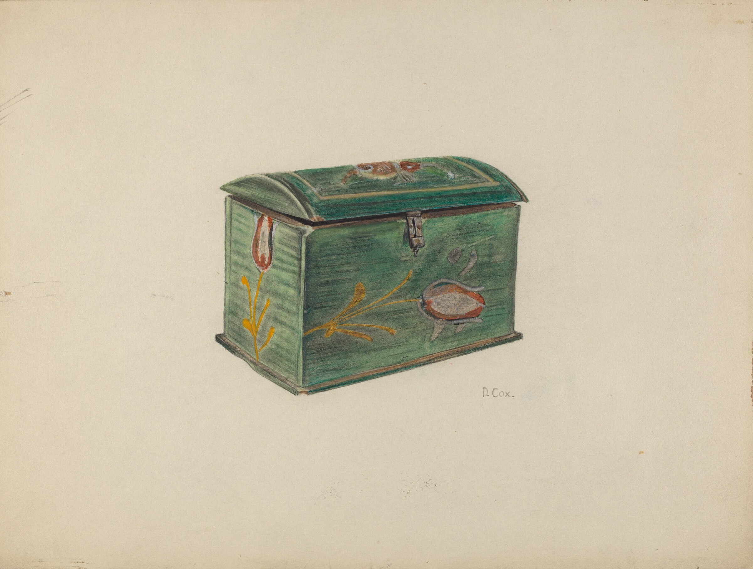 Painted Box, Douglas Cox, c. 1953