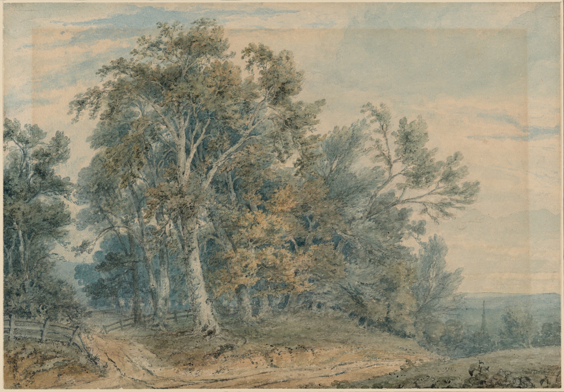 Wooded Landscape, Thomas Hearne, late 18th century