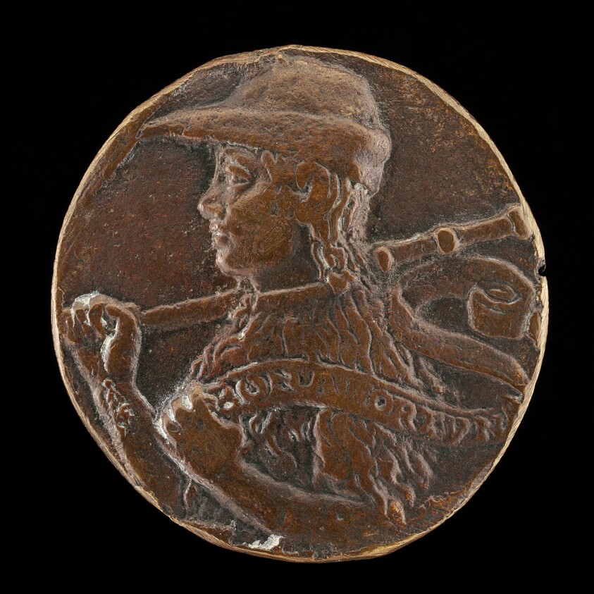 Youth Wearing an Animal's Skin [reverse]