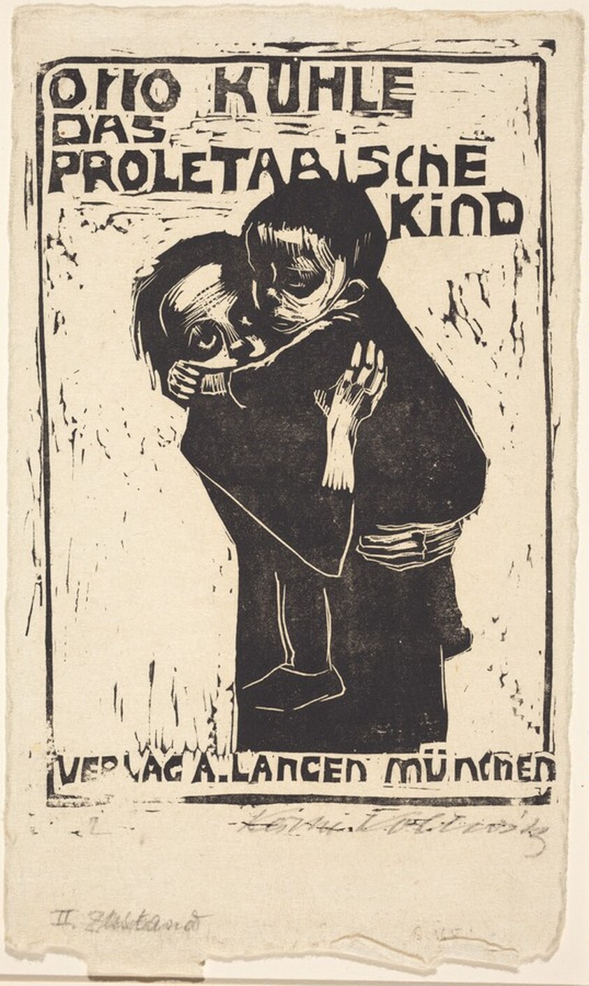 Girl Holding a Child (Madchen ein Kind Tragend)