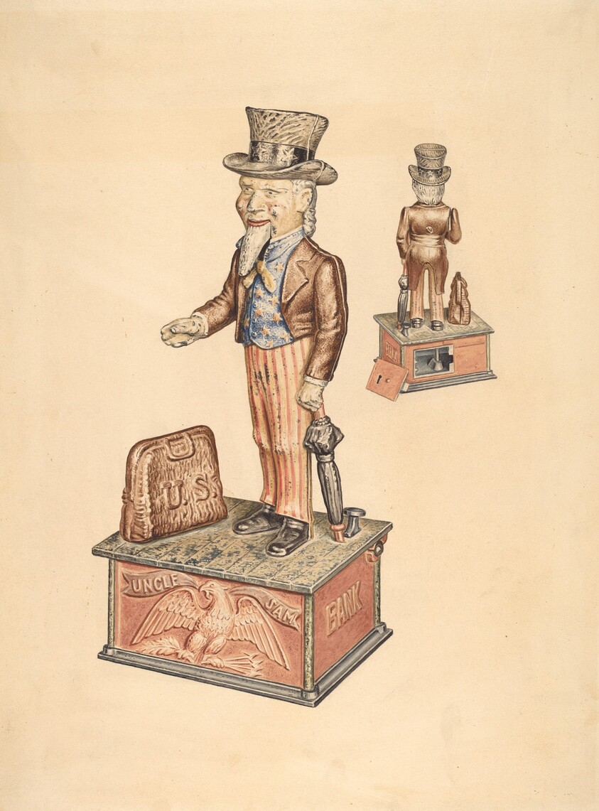 Toy Bank: Uncle Sam