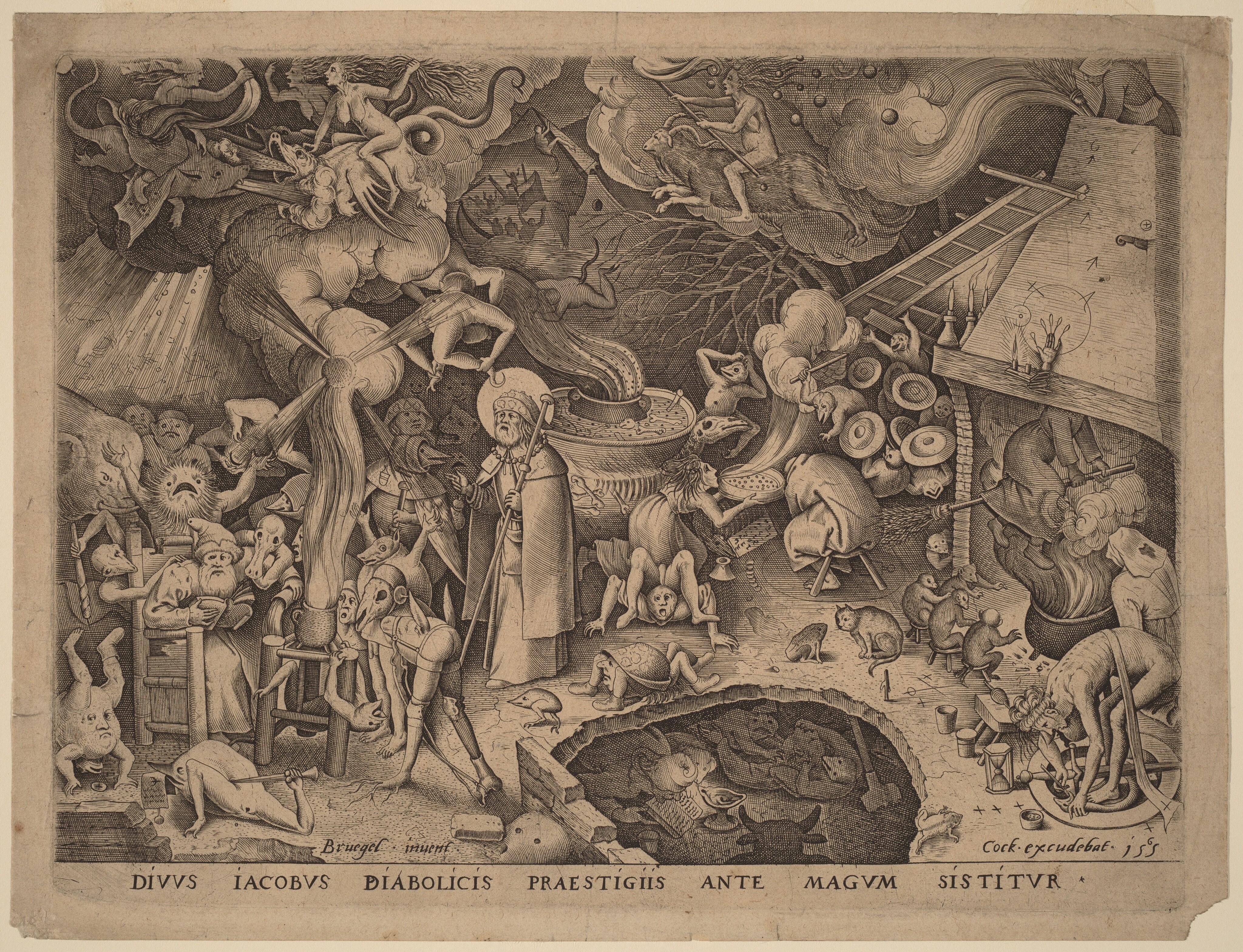 Saint James and the Magician Hermogenes by Pieter van der Heyden