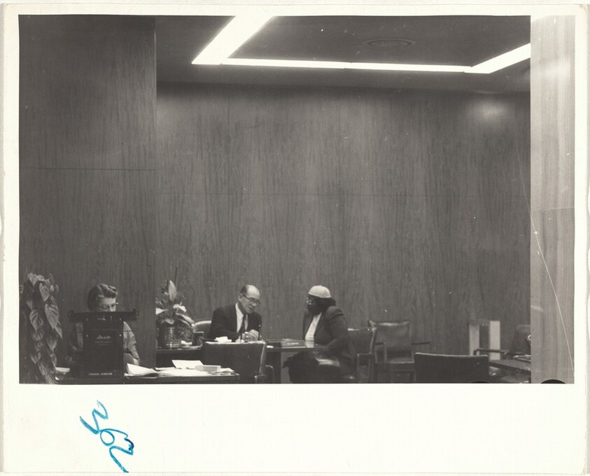 Bank office--Houston, Texas