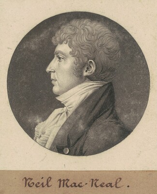 Neil MacNeal, Charles Balthazar Julien Févret de Saint-Mémin, 1809
