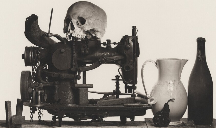 Composition with Skull and Pear, New York