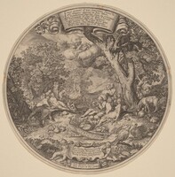 The Golden Age, Johann Theodor de Bry after Abraham Bloemaert after Nicolaes de Bruyn, 1608