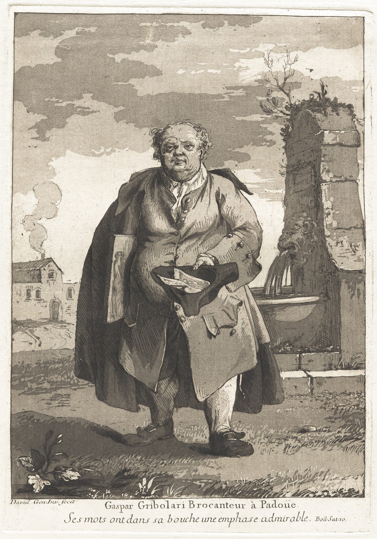 Gaspar Gribolari brocanteur à Padoue (Gaspar Gribolari, Secondhand Dealer in Padua)