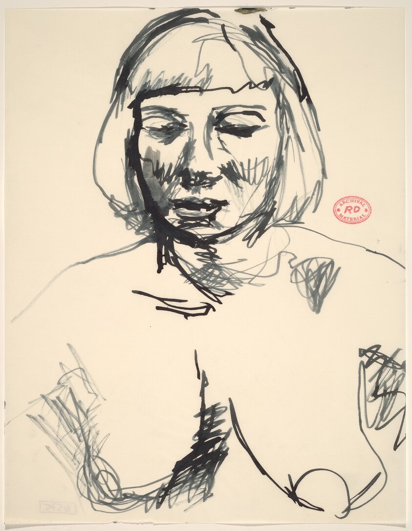 Untitled [bust of a female model]