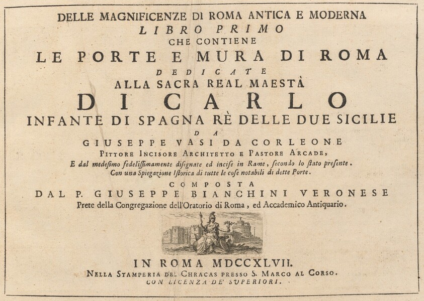 Delle Magnificenze di Roma Antica e Moderna (vol. 1)